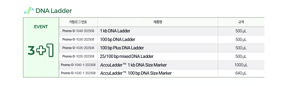 DNA Ladder 섹션