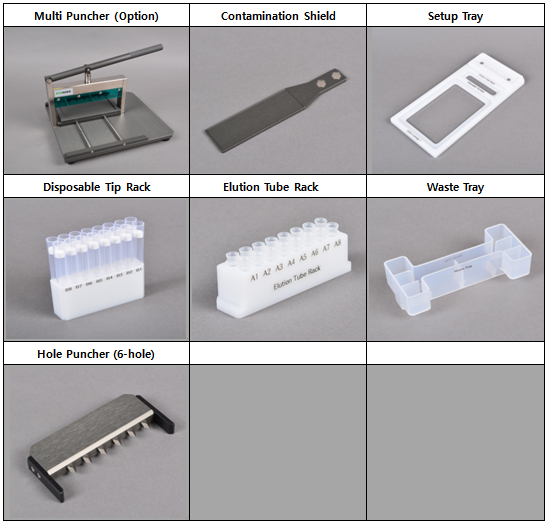 ExiPrep 16 Plus Accessories