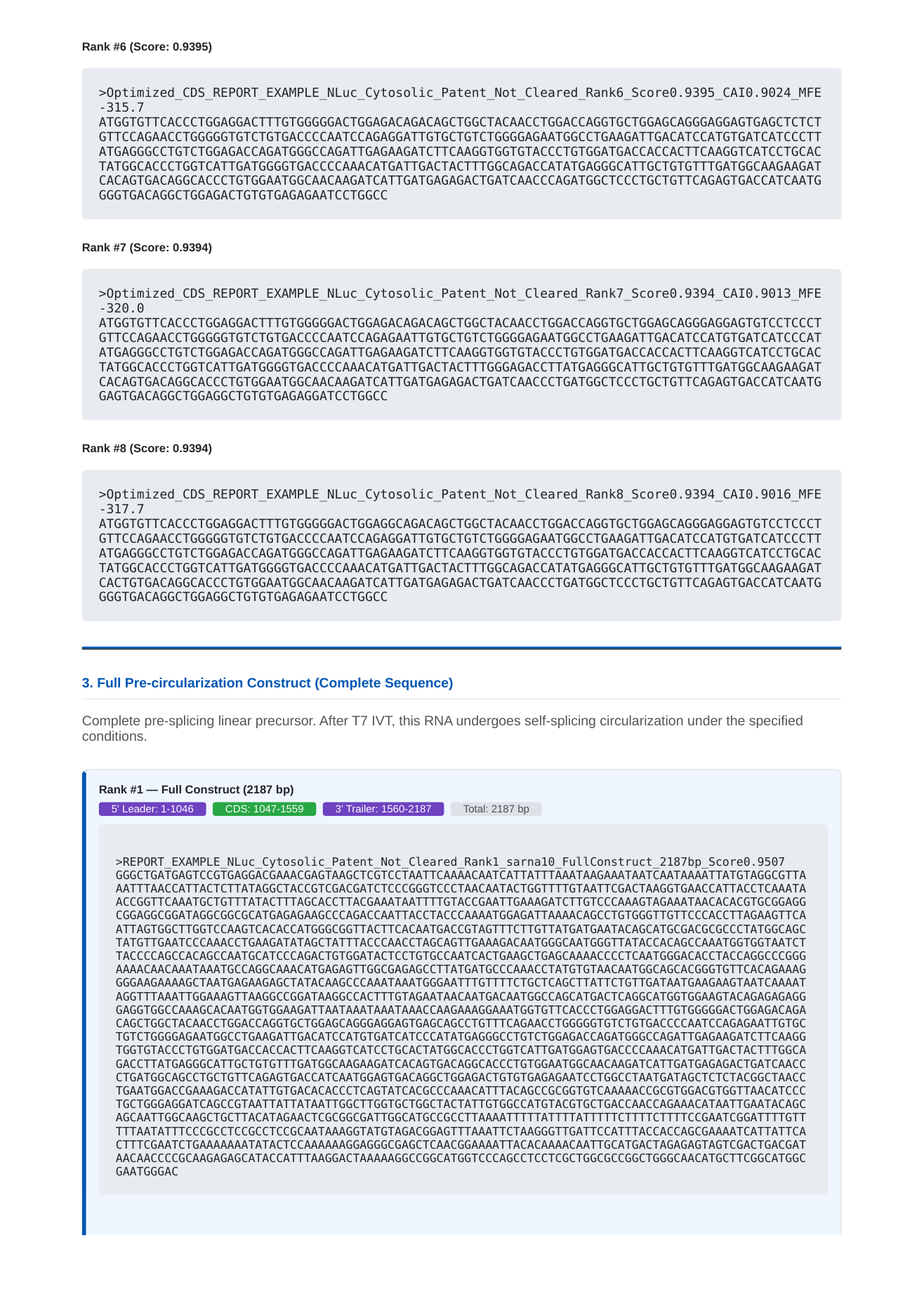Bioneer, gene, synthesis, mRNA