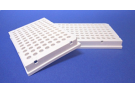 Opaque White 96-well Full-skirted, Low Profile PCR Plate, plate, PCR plate, 96 plate