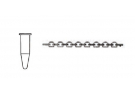 0.2 ml Individual PCR Tubes with 8-Cap Strips, Natural (1000 ea)