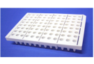 Opaque White 96-well Semi-skirted PCR Plate, plate, PCR plate, 96 plate